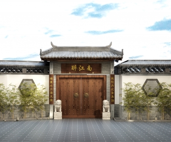 New Chinese Style Building Component-ID:163879492