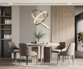 Modern Dining Table And Chairs-ID:391541001