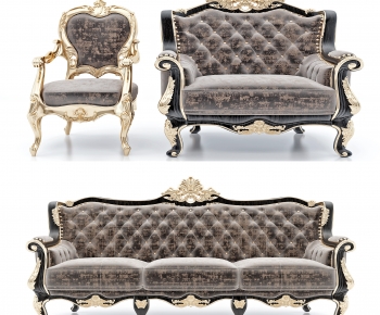 European Style Sofa Combination-ID:642344955