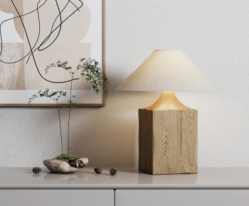 Wabi-sabi Style Table Lamp-ID:655107982