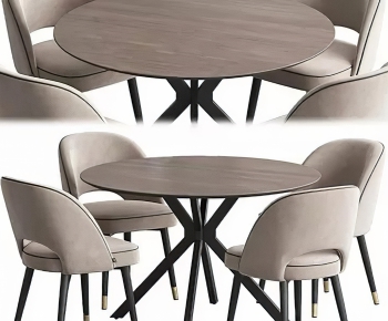 Modern Dining Table And Chairs-ID:736937058