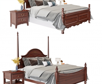 American Style Double Bed-ID:609766015