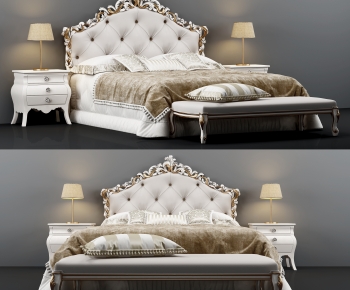American Style Double Bed-ID:449539902