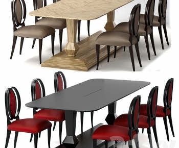 Modern Dining Table And Chairs-ID:676775935