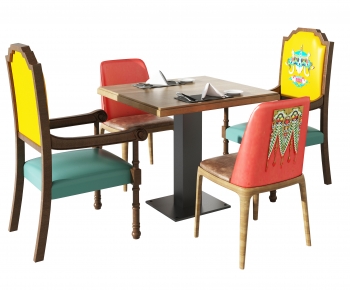 Modern Dining Table And Chairs-ID:505597119