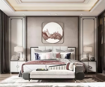 New Chinese Style Bedroom-ID:514348986