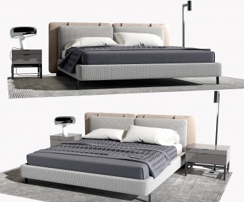 Modern Double Bed-ID:313903096