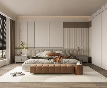 Modern Wabi-sabi Style Bedroom-ID:158432968