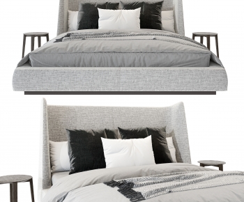 Modern Single Bed-ID:389170896
