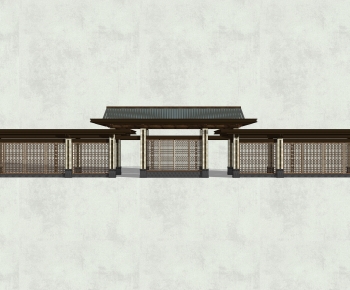 New Chinese Style Building Component-ID:468961957