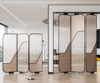 Modern Glass Screen Partition-ID:569904098
