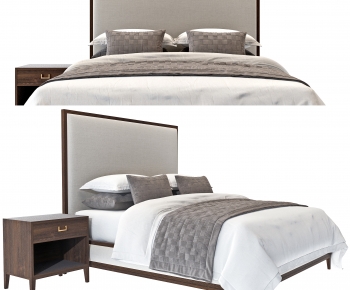 Modern Double Bed-ID:502572061