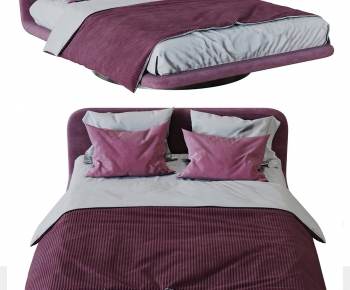 Modern Double Bed-ID:296333072