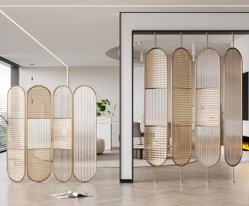 Modern Glass Screen Partition-ID:913675071