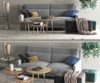 Nordic Style A Sofa For Two-ID:207338095