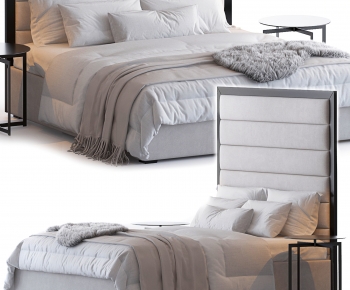 Modern Double Bed-ID:554812914