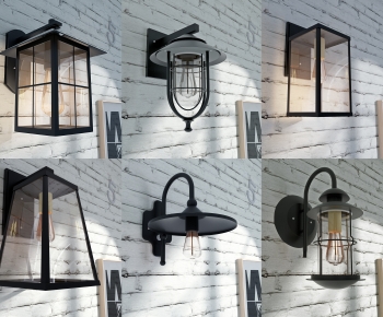 Industrial Style Wall Lamp-ID:487293963