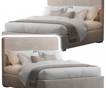 Modern Double Bed-ID:388843064