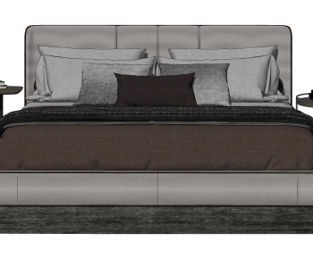 Modern Double Bed-ID:352889063