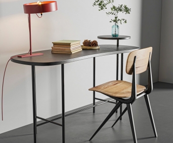 Modern Computer Desk And Chair-ID:778539246