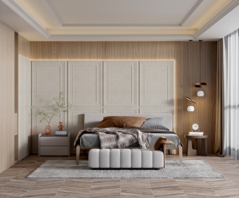 Wabi-sabi Style Bedroom-ID:362787017