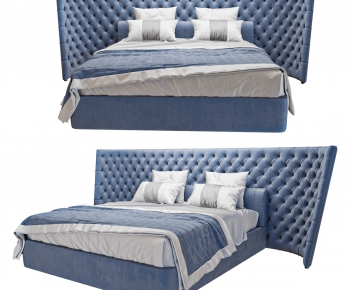 Modern Double Bed-ID:546063905