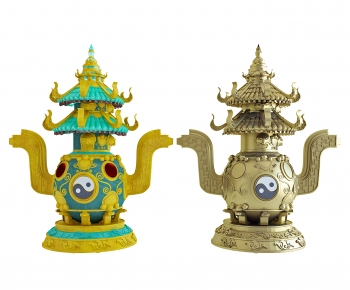 Chinese Style Decorative Set-ID:339396955