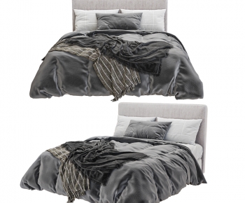 Modern Double Bed-ID:601121903