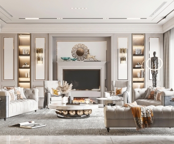 American Style A Living Room-ID:848006012