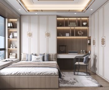 New Chinese Style Bedroom-ID:793380775