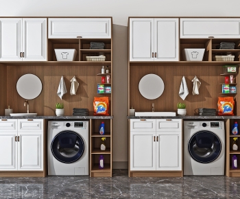 Modern Laundry Cabinet-ID:179105047