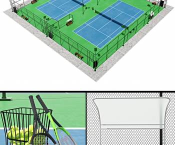 现代网球场-ID:808120972