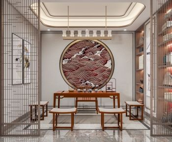 New Chinese Style Tea House-ID:586497074