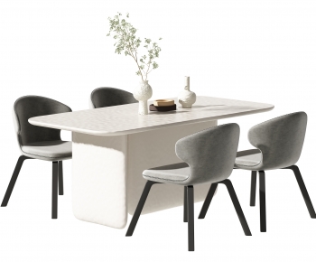 Modern Dining Table And Chairs-ID:361588955