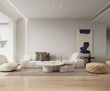Modern A Living Room-ID:615933903