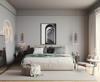 Modern Bedroom-ID:661489014