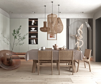 Nordic Style Dining Room-ID:672979127