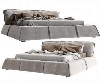 Modern Double Bed-ID:959074975