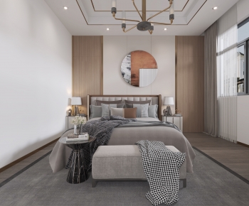 New Chinese Style Bedroom-ID:843399054