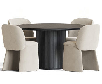 Modern Dining Table And Chairs-ID:987525947