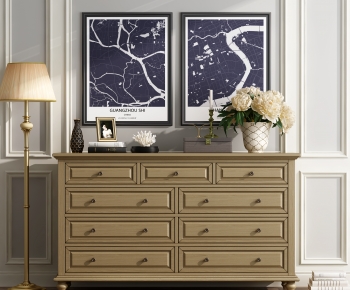 American Style Decorative Cabinet-ID:498729942