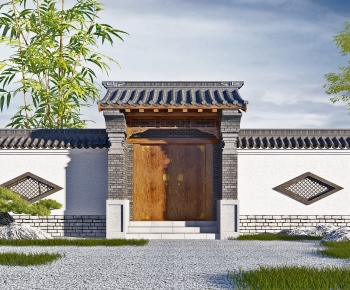 New Chinese Style Building Component-ID:863471035