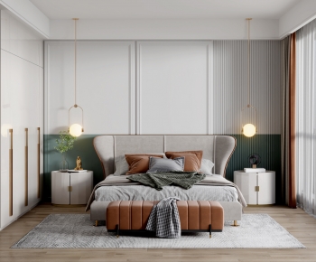Simple European Style Bedroom-ID:720016007