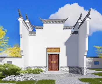 New Chinese Style Building Component-ID:167468073