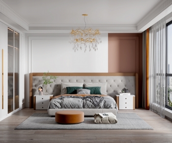French Style Bedroom-ID:904395108