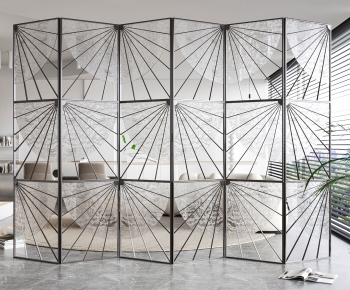 Modern Glass Screen Partition-ID:241510977