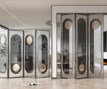 Modern Glass Screen Partition-ID:923343906