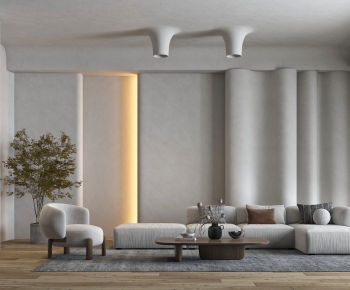 Wabi-sabi Style A Living Room-ID:489479065