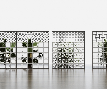 Modern Glass Screen Partition-ID:932420029