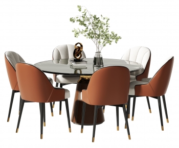 Modern Dining Table And Chairs-ID:439028989